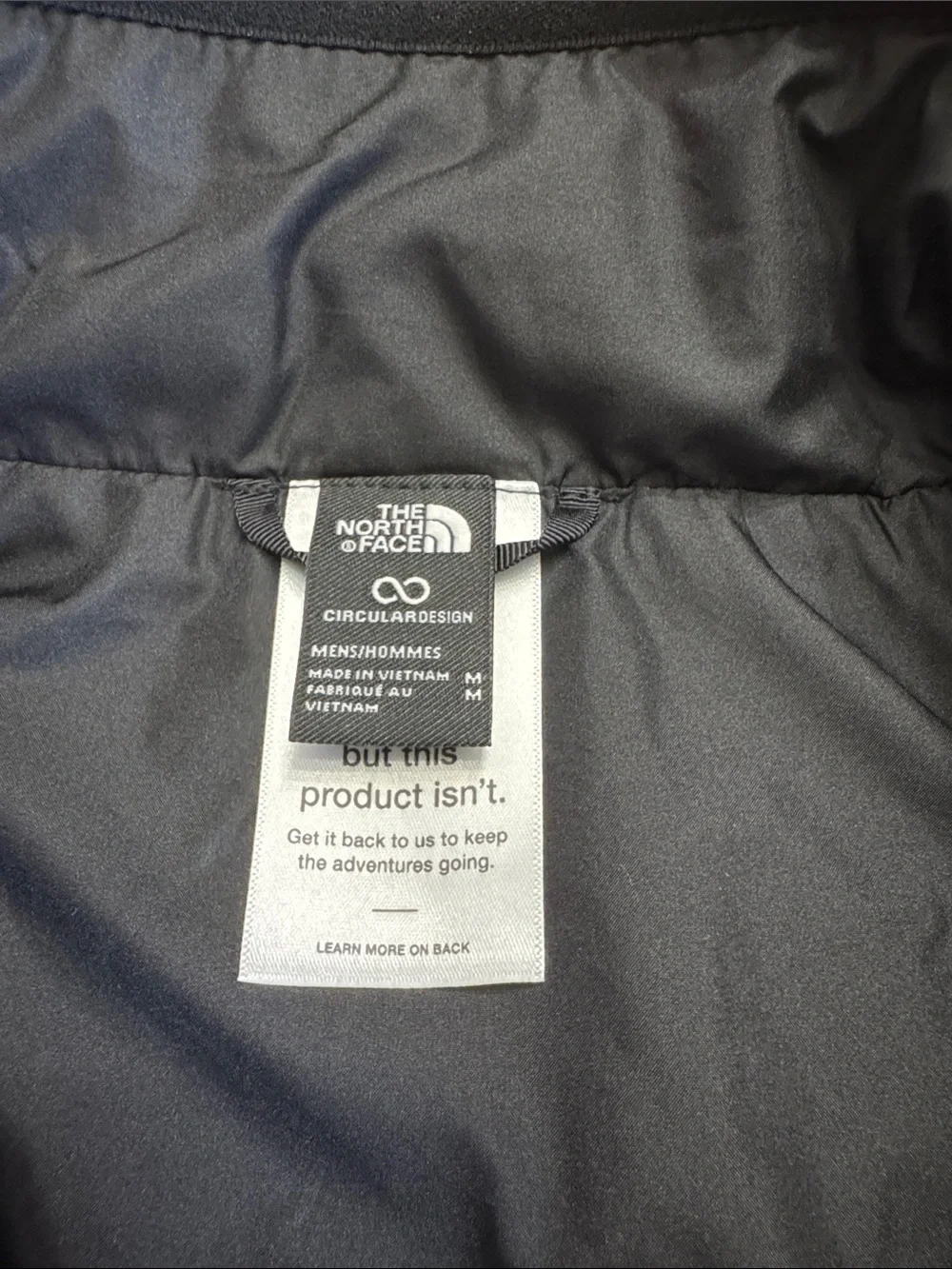 The North Face Black Quilted Insulated Vest - Picture 2 of 3